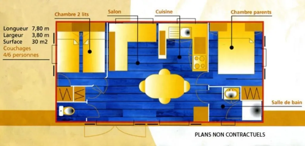 Mobil-Home Dans Camping Les Sept Saints Erdeven 5*,  Frankreich